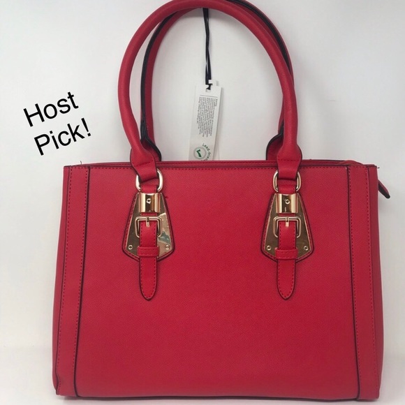 La Terre Fashion Handbags - La Terre Fashion Red Purse NWT